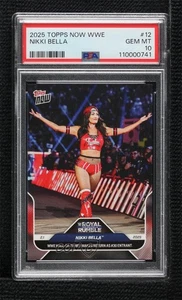 2025 Topps Now WWE /1324 Nikki Bella #12 PSA 10 GEM MT - Picture 1 of 3