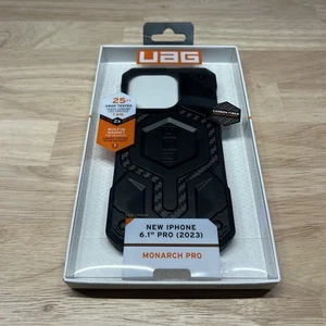 *Custodia UAG Urban Armor Gear Monarch Pro Apple iPhone 15 Pro - fibra di carbonio nera* - Foto 1 di 4