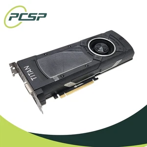 ASUS GeForce GTX Titan X 12GB GDDR5 GTXTITANX-12GD5 3xDisplayPort 1xHDMI 1xDVI - Picture 1 of 7