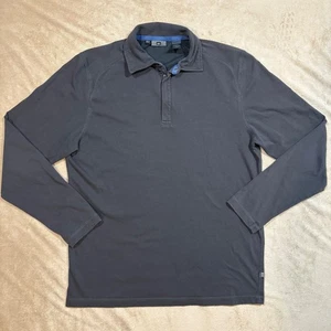 REI Herren Medium (groß) schwarz Langarm Shirt UPF 50+ Druckknopf 1/4 Reißverschluss Polo - Bild 1 von 8
