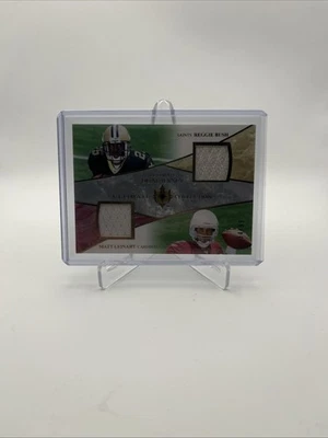 2006 Ultimate Collection - Ultimate Dual Jersey Reggie Bush, Matt Leinart /99  - Image 1 of 2