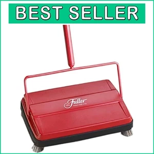 Efficient Red Electrostatic Floor Sweeper - Ideal for Quick Cleanups Anywhere - Picture 1 of 8