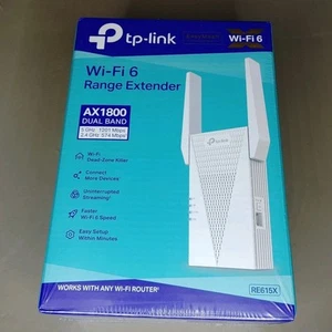 TP-Link AX1800 RE615X WiFi 6 Range Extender répéteur sans fil double bande - Photo 1/6