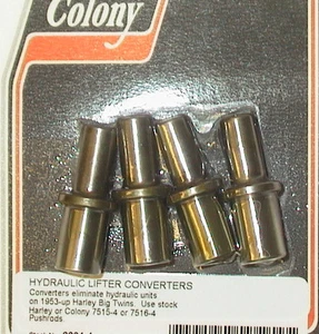 53-84 Panhead Shovelhead COLONY HYDRAULIC TO SOLID TAPPET KIT Made in U.S.A.  - Bild 1 von 3
