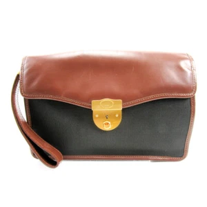 Dunhill Clutch bag Brown black Women Authentic secondhand - Picture 1 of 7