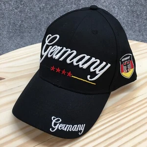 Gorra de béisbol Alemania Robin Ruth para hombre negra talla única ajustable logotipo bordado - Imagen 1 de 11