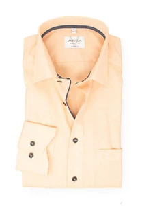 Camisa de negocios Marvelis para hombre manga larga sin hierro ajuste moderno, estructura, New Kent - Imagen 1 de 4