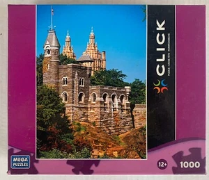 2010 BELEVEDERE CASTLE CLICK MEGA PUZZLE JIGSAW PUZZLE MANHATTAN, NY 1000 PIECES - Picture 1 of 3