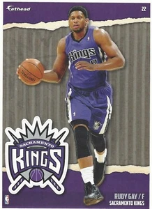 PEGATINA RUDY GAY FATHEAD TRADEABLES SACRAMENTO KINGS UCONN HUSKIES 2014-15 #22 - Imagen 1 de 3