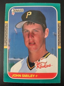 John Smiley Rookie Card  (RC) -   Pittsburgh Pirates - 1987 Donruss Baseball #39