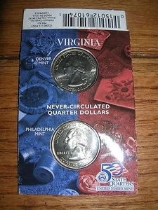Hallmark American Spirit State Quarter Collection VIRGINIA (D&P minted) PIN - Picture 1 of 1