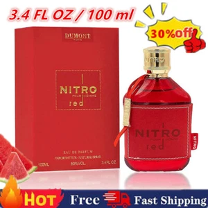 Nitro Red Dumont EDP ORIGINAL 3.4 FL OZ / 100 ml perfume MEN Fragrance KQ/ - Picture 1 of 10
