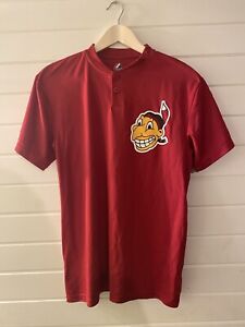 CLEVELAND INDIANS CHIEF WAHOO MAJESTIC TSHIRT YOUTH XL Vintage Logo Guardians