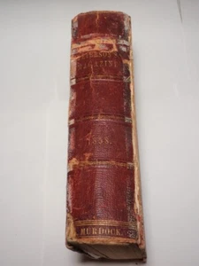 Antique 1858 Peterson’s Magazine Bound Book w/ Fashion Prints *As-Is, DAMAGE* - Picture 1 of 9