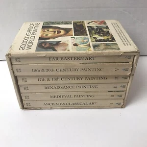 20,000 Years Of World Painting 6 Book Set Lot First Print 1968 Dell - Foto 1 di 8
