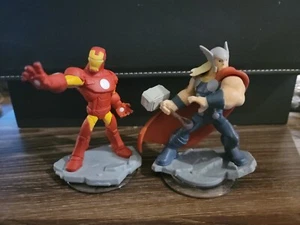 Disney Infinity 2.0 4" Thor, Iron Man Figures - Picture 1 of 4