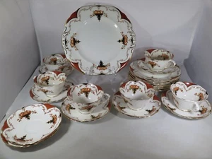 VINTAGE CHELSON CHINA TEA CAKE SET 23 PIECES - Picture 1 of 12