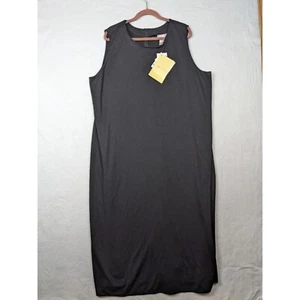 Susan Graver Style Black Sleeveless Dress 3X USA - Picture 1 of 16