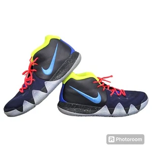 Selten signierte Nike Kyrie 7 ID AR3867-994 Herrenschuhe Größe 15 schwarz blau grün - Bild 1 von 15