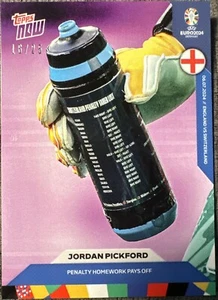 Jordan Pickford - Penalità compiti paga EURO 2024 TOPPS NOW 48 VIOLA /25 - Foto 1 di 1