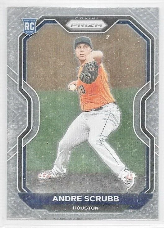 Andre Scrubb Houston Astros 2021 Panini Prizm Baseball Rookie #54 - Image 1 of 1