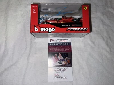 Charles Leclerc Assinado Oficial Ferrari 1:43 Car Star Driver Monaco JSA Autêntico #4 - Imagem 1 de 3