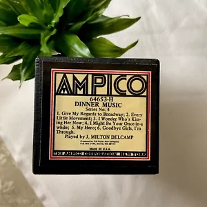 AMPICO 64653-H Piano Roll DINNER MUSIC Series No. 4 - Picture 1 of 6