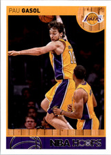 2013-14 Hoops Los Angeles Lakers Basketball Card #4 Pau Gasol
