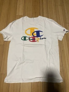 Mens Champion Short Sleeve Top Medium Multicolor - Picture 1 of 5