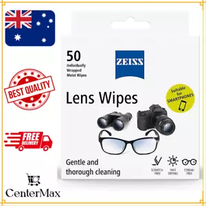 Zeiss Lens Wipes Lens Cleaner Glasses Camera iPad Iphone Mobile Phone Tablet-AU - Picture 1 of 3