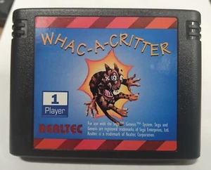 Sega Genesis Whac-A-Critter - Original Classic Game - "Cartridge Only" - Picture 1 of 4