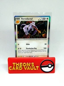 Pokemon TCG Aerodactyl 142/165 Scarlet & Violet 151 Holo Rare NM - Picture 1 of 2