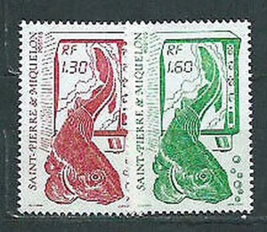 San Pierre And Miquelon - Mail Yvert 490/1 MNH - Picture 1 of 1