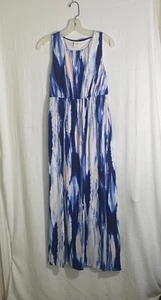 MAXI ABITO SOMA COLLO ALTO TG XS BLU/BIANCO/ROSA SLVLESS NUOVO CON ETICHETTA. - Foto 1 di 9