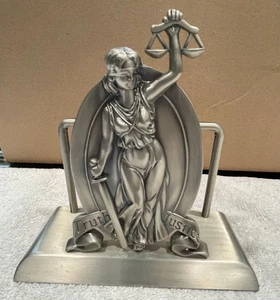 Vanmark Defenders Of Justice “ Truth Justice METAL NAPKIN HOLDER - Picture 1 of 4