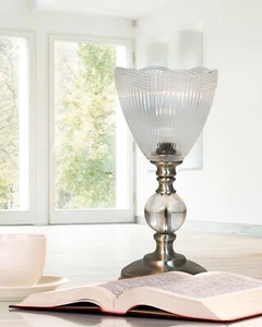 SGA18352-P15 -Dale Tiffany Crown Silver Crystal Accent Lamp - Picture 1 of 2