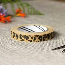 Animal Print Paper Tape | Kraft Gift Wrapping Craft Birthday Eco-Friendly 50m