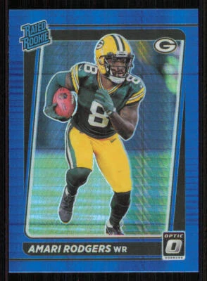 2021 Donruss Optic Blue Hyper #261 Amari Rodgers RR - Image 1 of 2