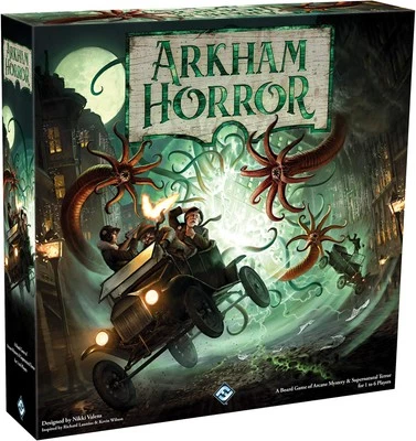 Arkham Horror 3rd Edition Cooperative Mystery Strategy Board Game 1-6 Players - Image 1 of 4