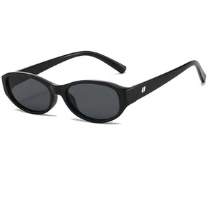 Retro Oval Sunglasses for Women Trendy Cute Womens Small Oval Sunglasses 90s ... - Picture 1 of 6
