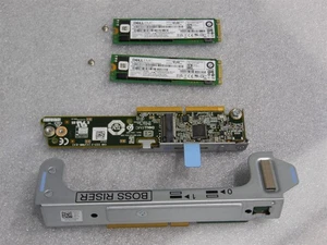 KIT ADATTATORE DELL EMC POWEREDGE SERVER R450 R650XS BOSS DUAL M.2 240GB - Foto 1 di 1