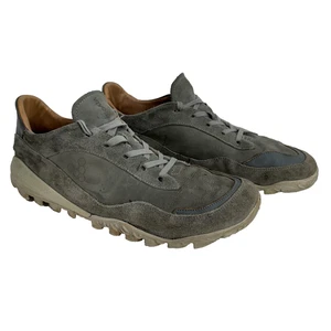 Vivobarefoot Novus Gray Leather Suede Trainers Men’s US Size 11 - See Details - Picture 1 of 12
