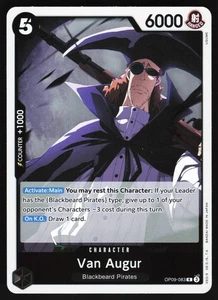 Van Augur OP09-083 One Piece TCG Foil R NM - Picture 1 of 2