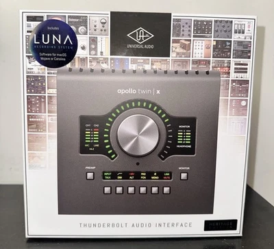 Interfaz de audio Thunderbolt Universal Audio Apollo Twin X DUO Heritage Edition Foto 1 de 4