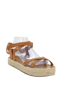 Isabel Marant Mujer Cuero Ojal Alpargata Sandalias Beige Talla 38 8 - Imagen 1 de 7