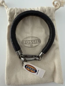 Fossil Armband Herren Schwarz Neu - Bild 1 von 5
