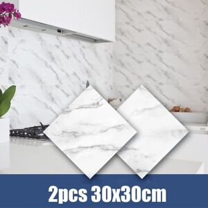 30 PCS Self-Adhesive Kitchen Wall Tiles Bathroom Mosaic Sticker Peel Stick Parts
