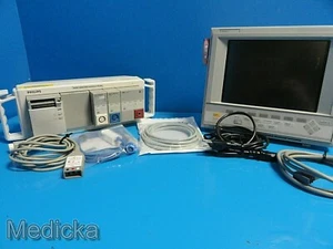 Agilent V24C / M1205A Multi-Para Patient Monitor W/ Rack Modules & Leads~ 14586 - Picture 1 of 12
