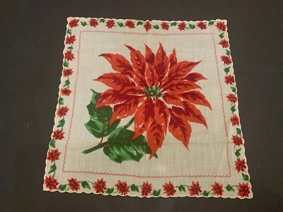 Pañuelo de pascua vintage de Navidad de los años 50 para mujer Foto 1 de 2