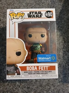 NIB Funko Pop Star Wars Unmasked Boba Fett Vinyl Bobblehead #490 Figure - Picture 1 of 3